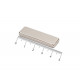 Ímã de neodímio bloco 40 x 12 x 4,5 mm - N42